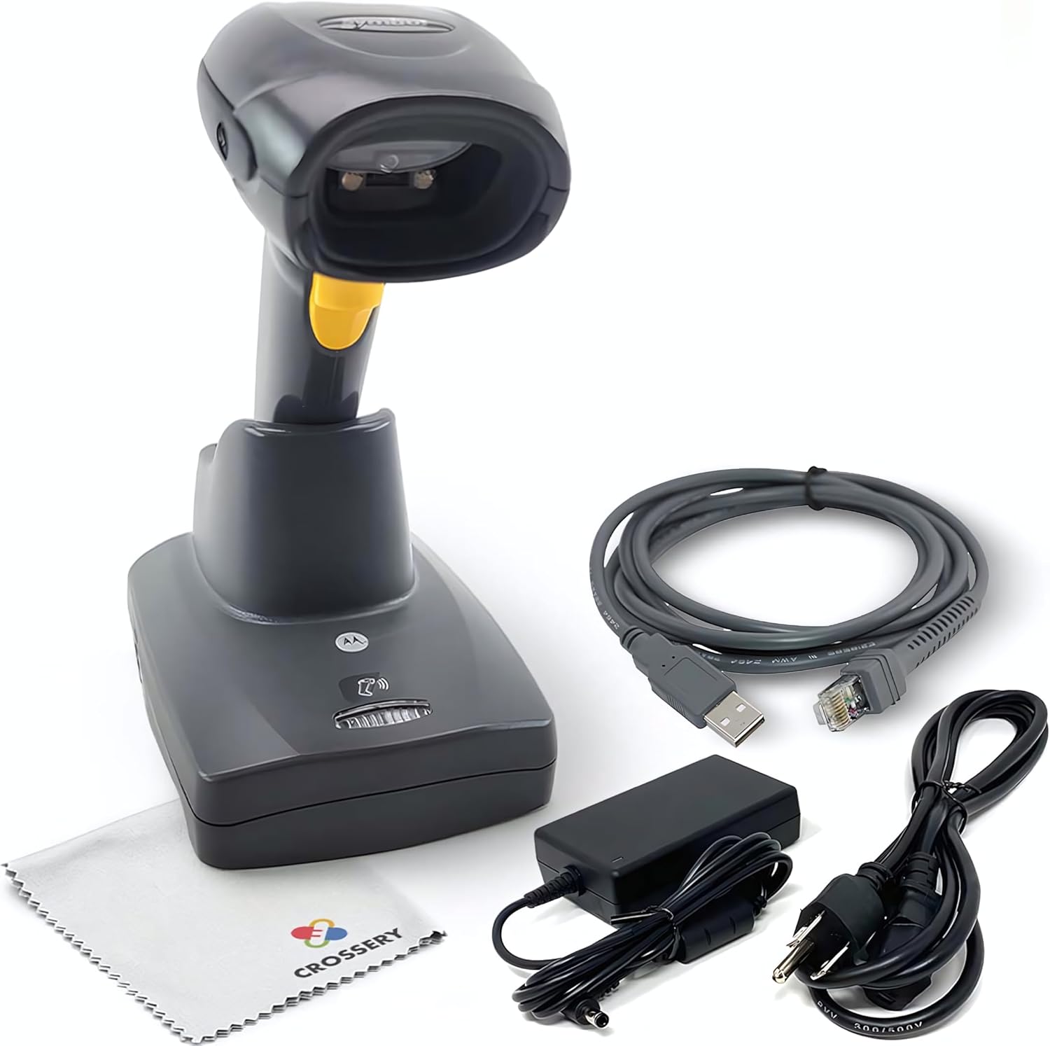 DS6878 Bluetooth Wireless Barcode Scanner Bundle – Handheld 1D 2D QR Code Scanner Reader - Rechargeable Batteries – Plug & Play Inventory Scanners for PC, Laptop, POS, iPad, Android & iPhone (Renewed)