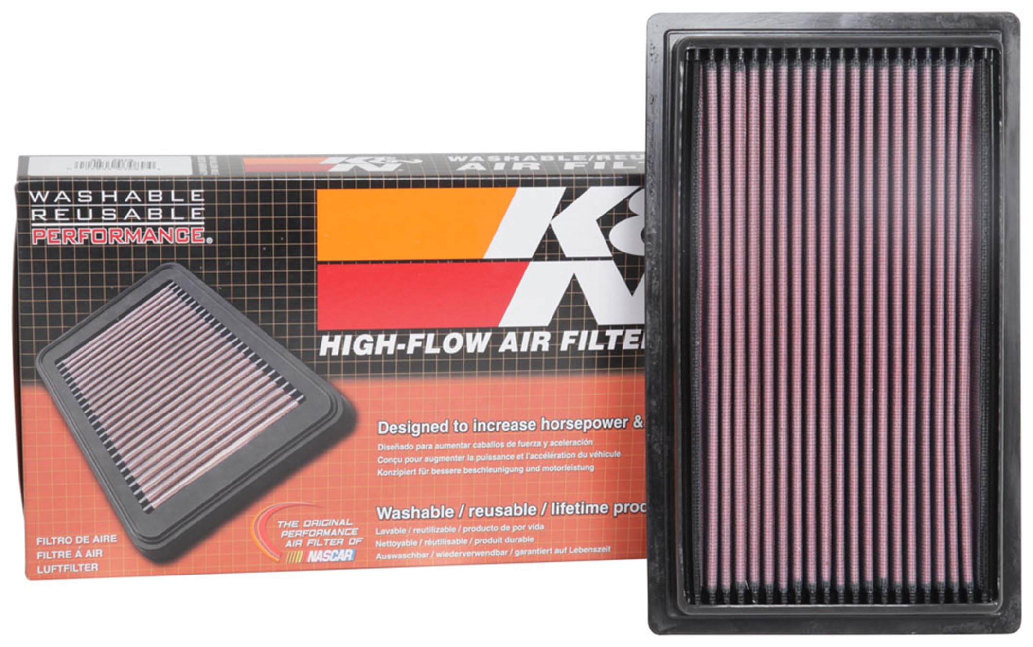 K&N Engine Air Filter: High Performance, Premium Washable Replacement Compatible with 2002-2018 Suzuki/Fiat/Subaru (S-Cross, Vitara, SX4, Sedici, Forrester, Baja, Impreza WRX, Outback) 33-2075