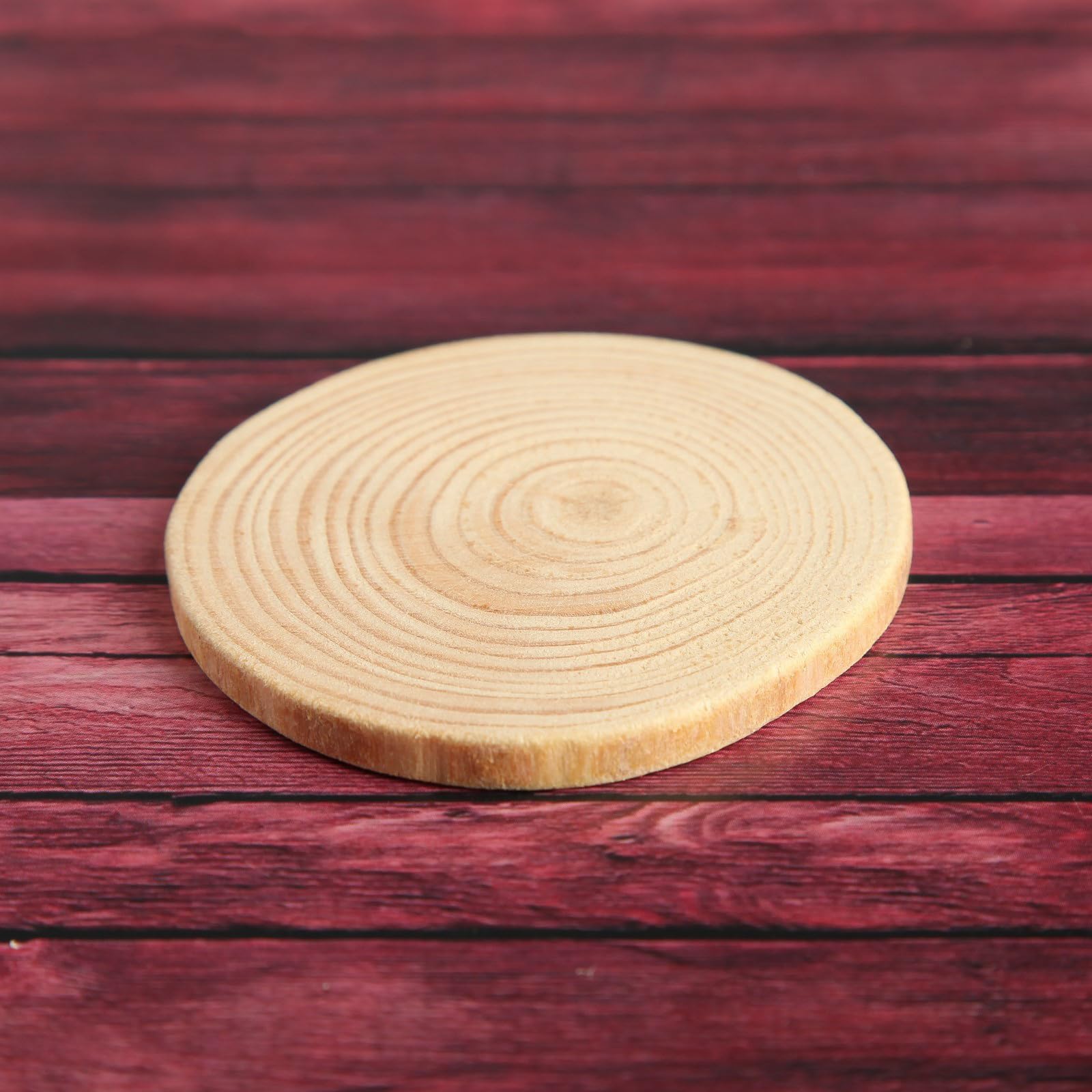 Lot De 100 Disques En Bois (dia: 2,5 Cm, épaisseur: 8 Mm, Schima