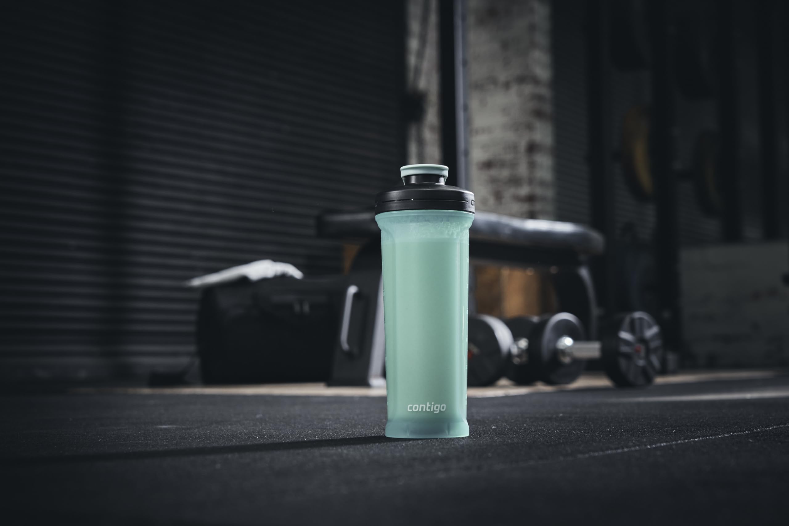 Contigo Shake Go Sporcu Suluğu & Shaker 820ML Turkuaz