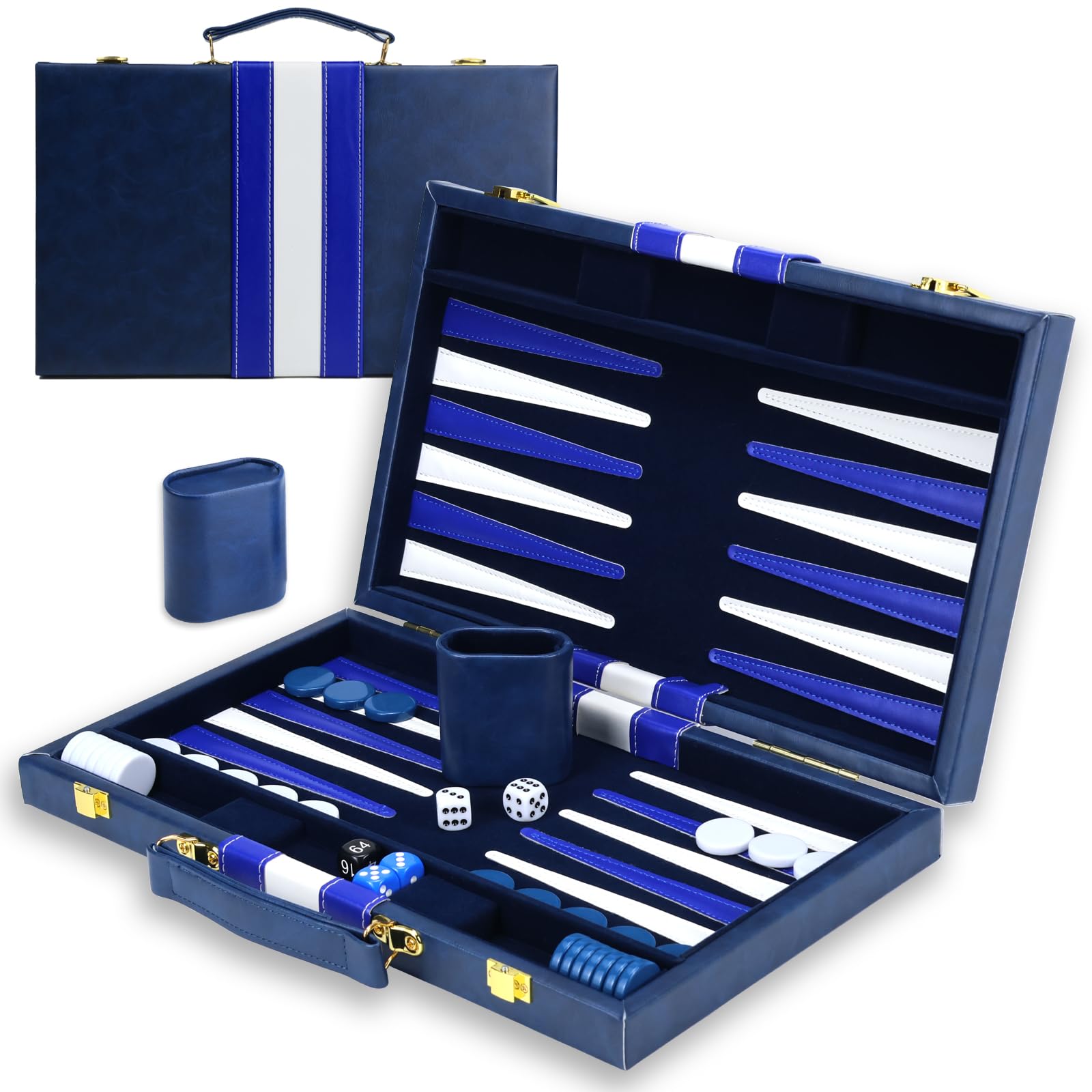 HONGSHUYEE Large Backgammon Set