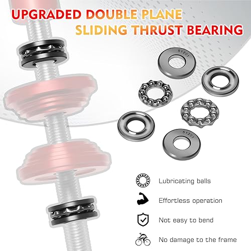 Miniatura 6 de BUCKLOS Herramienta de presión para auriculares de bicicleta, kit de herramientas de instalación de soporte inferior, herramienta de prensa de