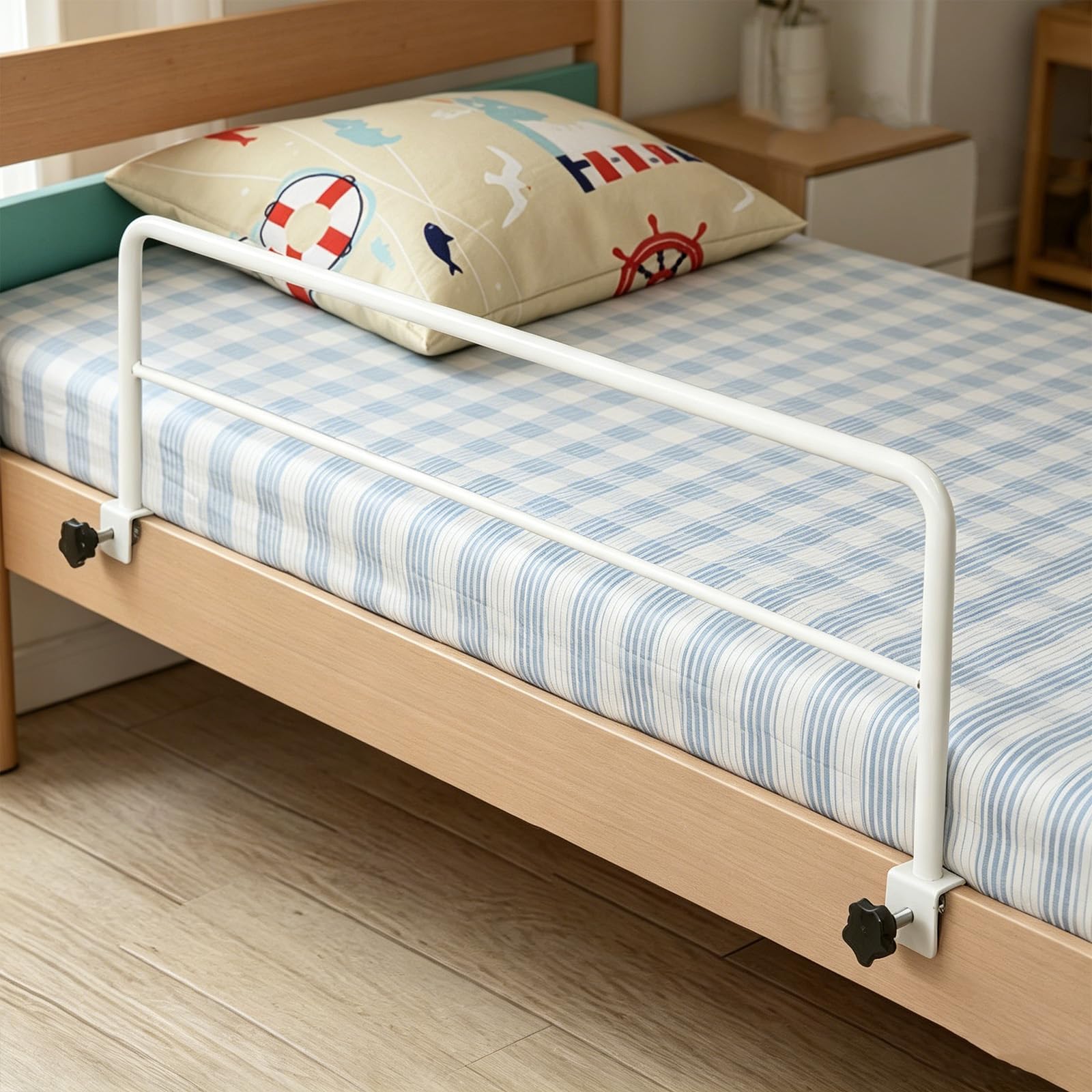 Bettgitter für Senioren Aufstehhilfe Bett, Rausfallschutz Bett (8630)