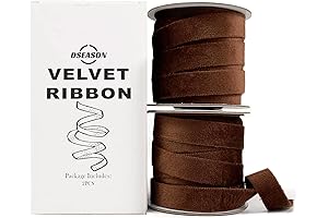 Dseason Handmade Brown Felt Ribbon