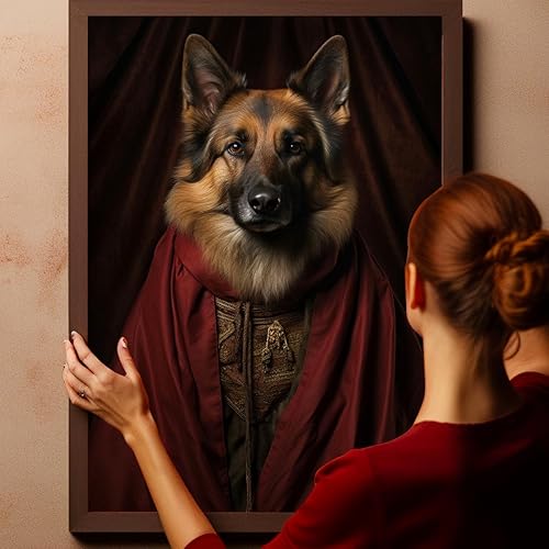 Miniatura 737 de Thuan Chow Chow Retrato de mascota con disfraz real de perro en un disfraz retrato de perro con vestimenta Retrato medieval de mascota retrato