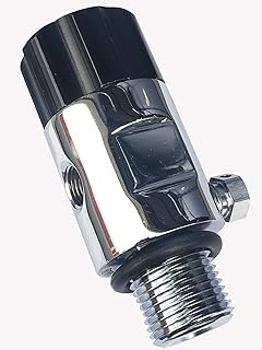 Nitrous Oxide Bottle Valve for Small Aluminum Gas Powersports Cylinders 3/4" for 1 lb, 2 lb and 2.5 lb bottles