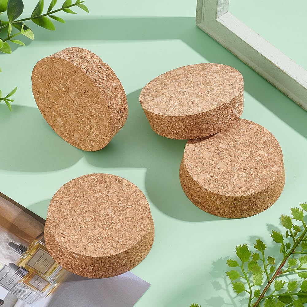 2 Tappi In Sughero Per Barattoli - Tappi Di Ricambio Per Conservazione | Diametro 76-92mm, Spessore 25mm - Foto 5