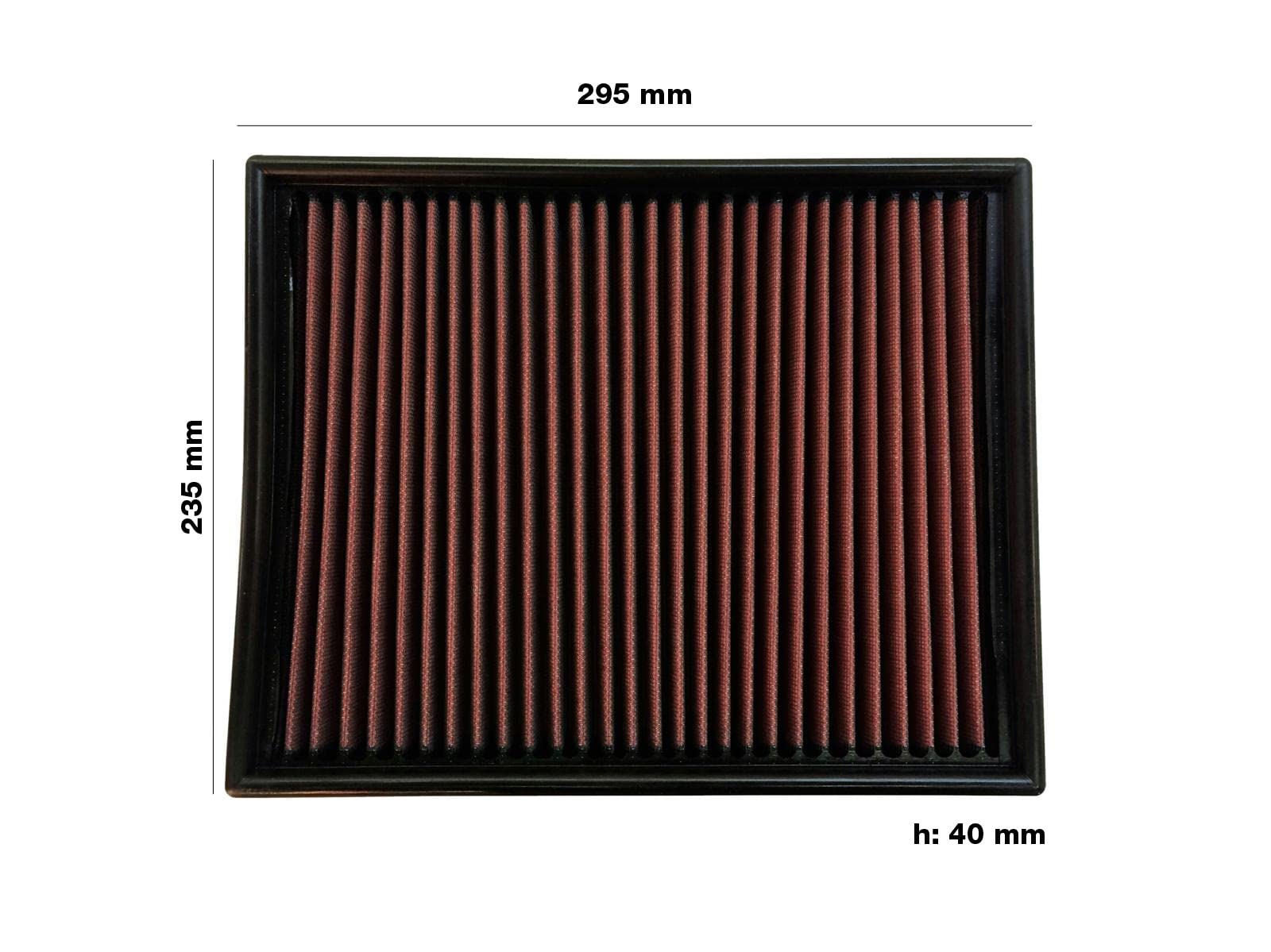 Simoni Racing Filtro de Aire de Reemplazo compatible con Opel Astra G, Astra H, Speedster, Zafira A/B 1999-2012