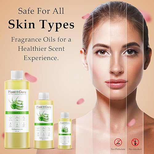 Miniatura 5 de Aceite aromático de salvia silvestre y aloe de 8 onzas líquidas. Aceite perfumado para hacer jabón, velas, bombas de baño, mantequillas corporales.