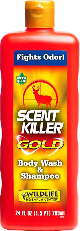 Wildlife Research Center Scent Killer Gold Sabonete Líquido Corporal e Shampoo, 355 mL