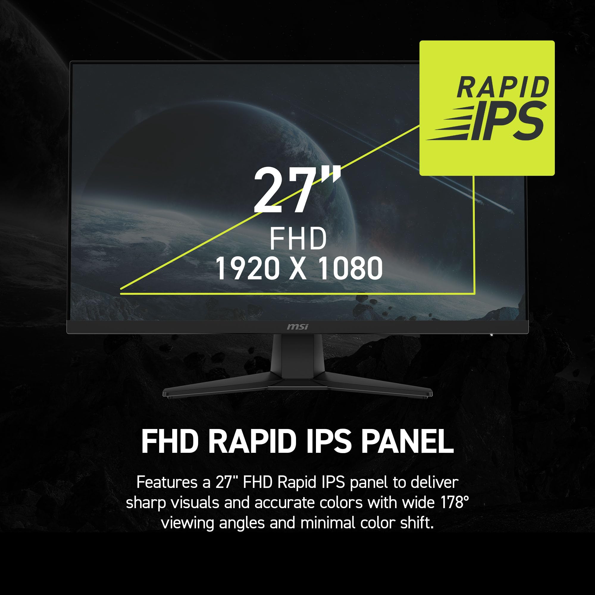 Amazon.com: msi MAG 272F 27-inch 1920 x 1080 (FHD) Gaming Office