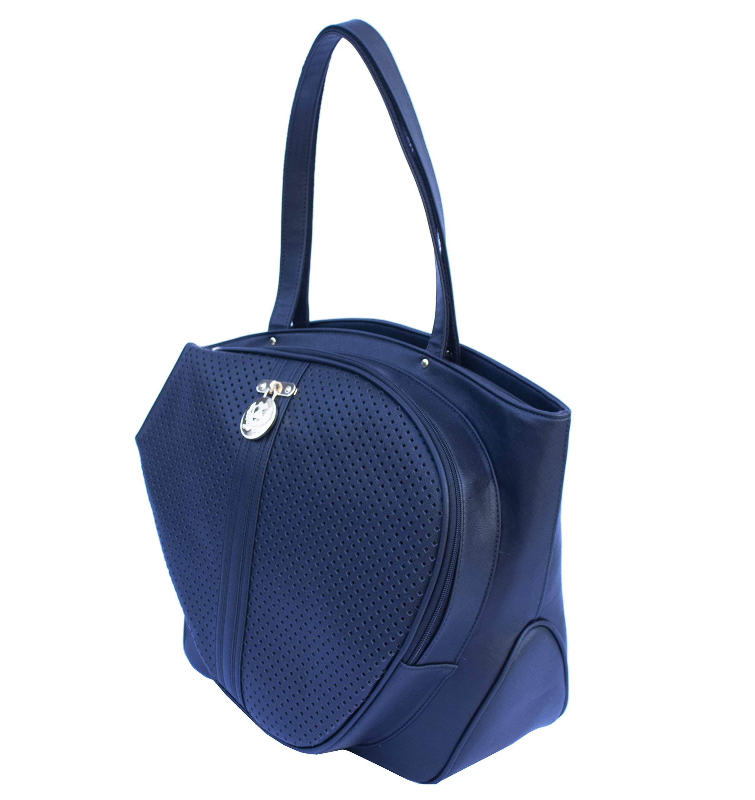 Court Couture Cassanova Perforated Black Tennis Bag