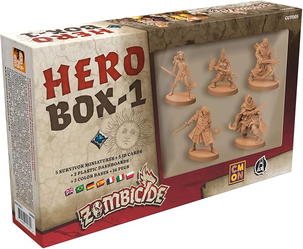 Asmodee - UBIZBP04 - Zombicide - Black Plague - N.P.C. 2 - 5