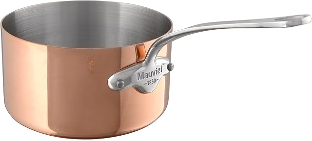 Mauviel M'Heritage150 Copper Saucepan with Stainless Steel Handle 20cm