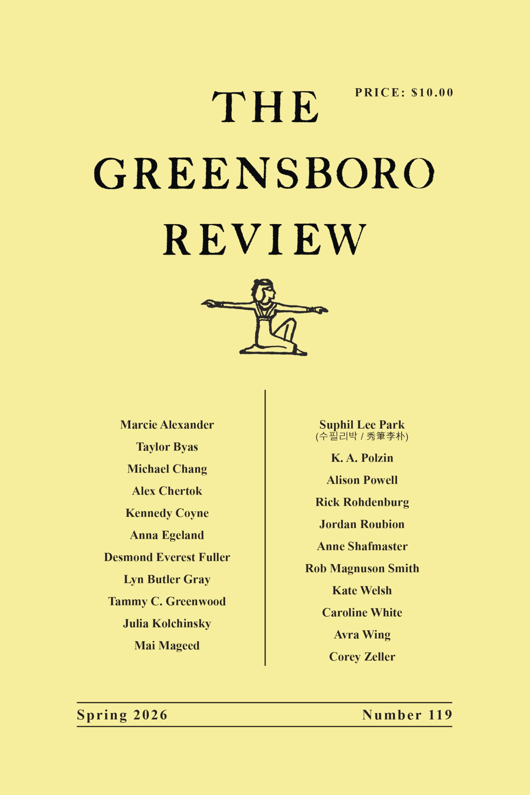 The Greensboro Review: Number 119, Spring 2026