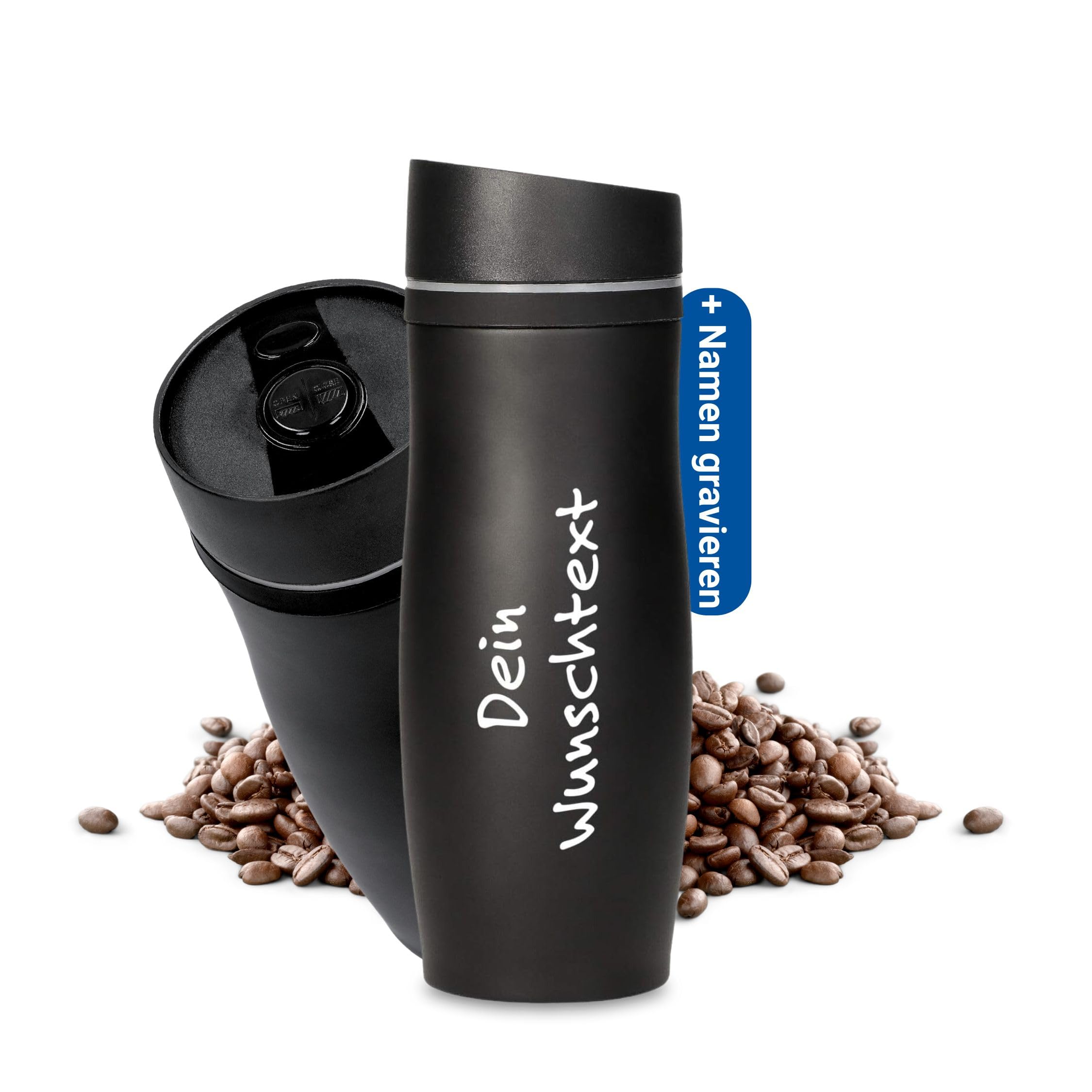 Edelstahl-Kaffeebecher 'Dad From Daughter' – 850 Ml, Isoliert, Personalisiert