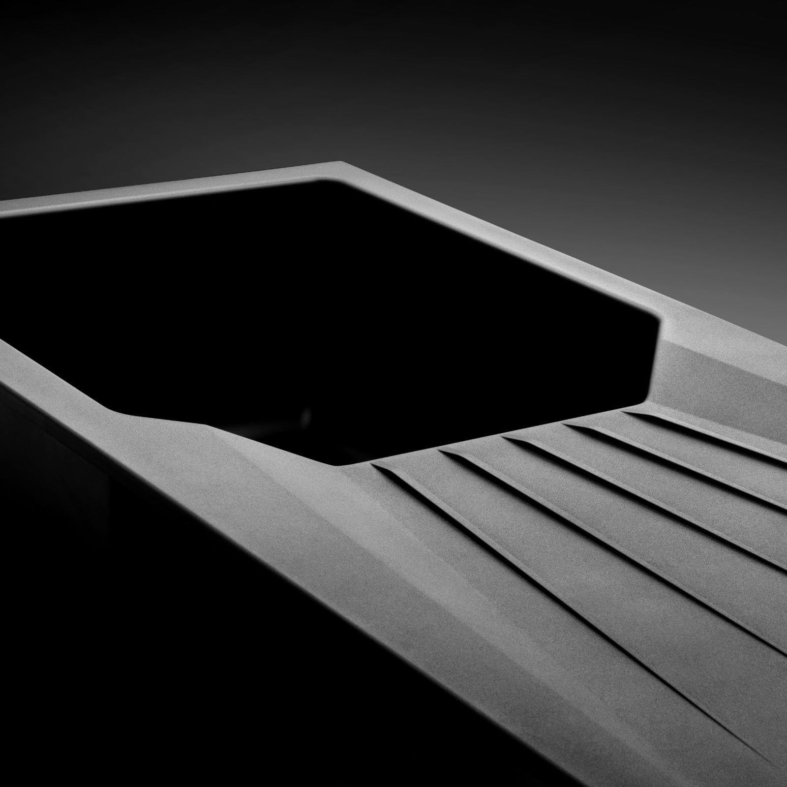 LD100BL Fregadero Negro XL 1 Seno Composite BIO