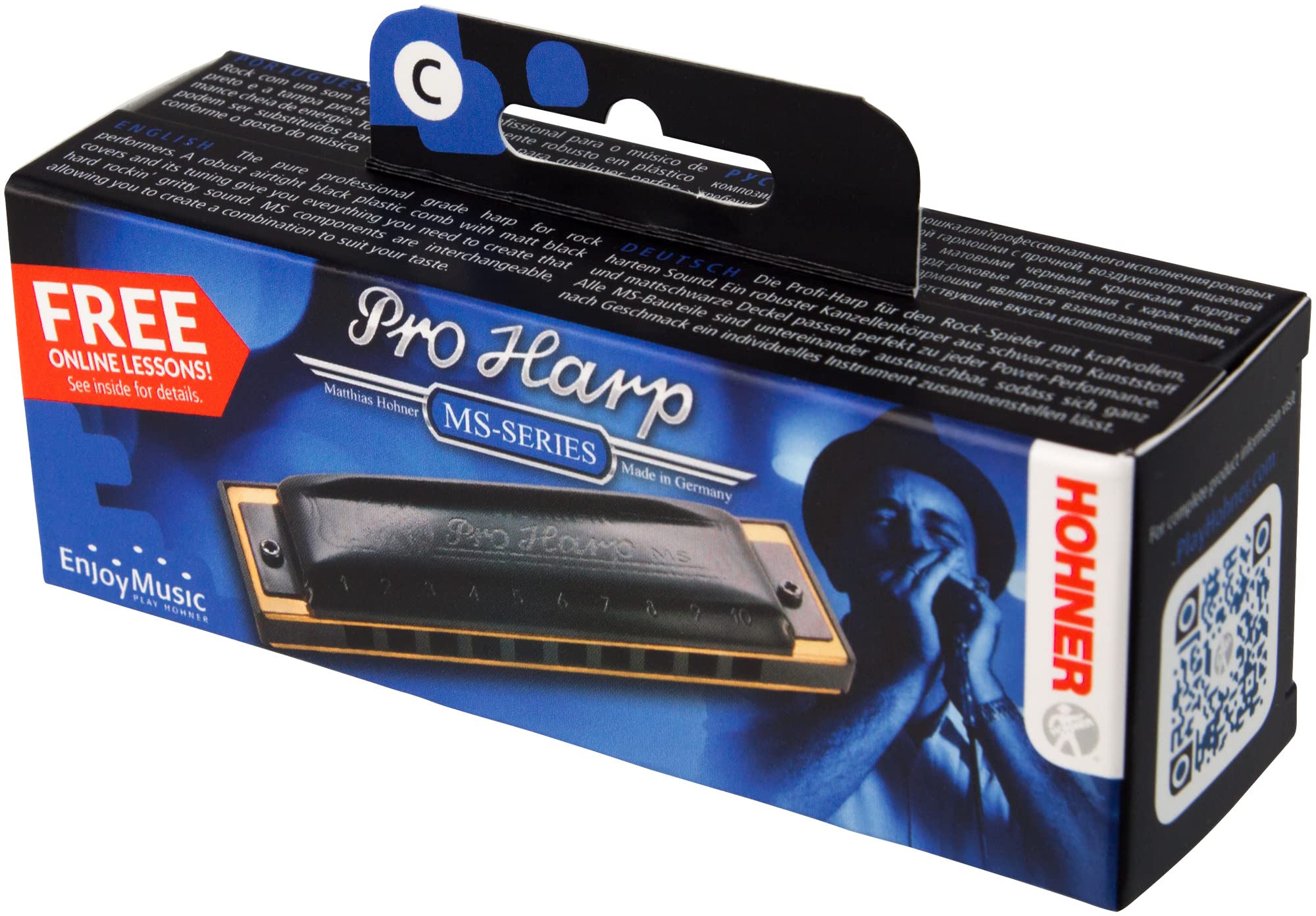 Harmonica HOHNER Pro Harp 56220 C w tonie DO