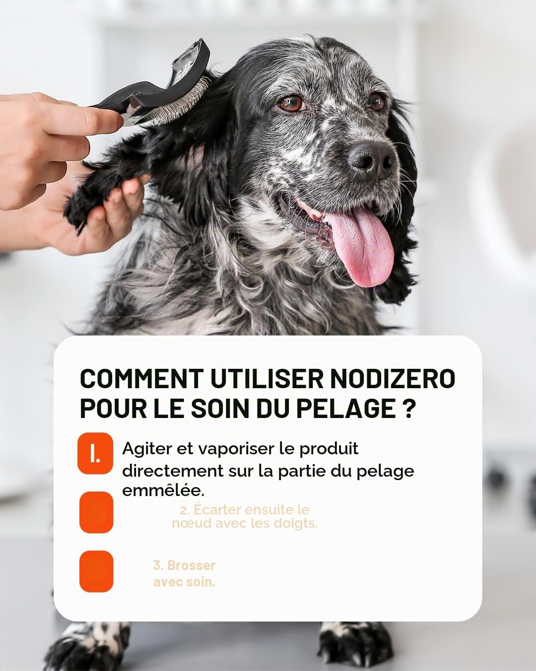 Il Principino - Spray Démêlant chien et chat, idéal pour dissoudre nœuds, demelant chat poils longs, démêlant efficace poils de chien, aide le brossage, illumine,empêche la formation des nœuds 200 ml