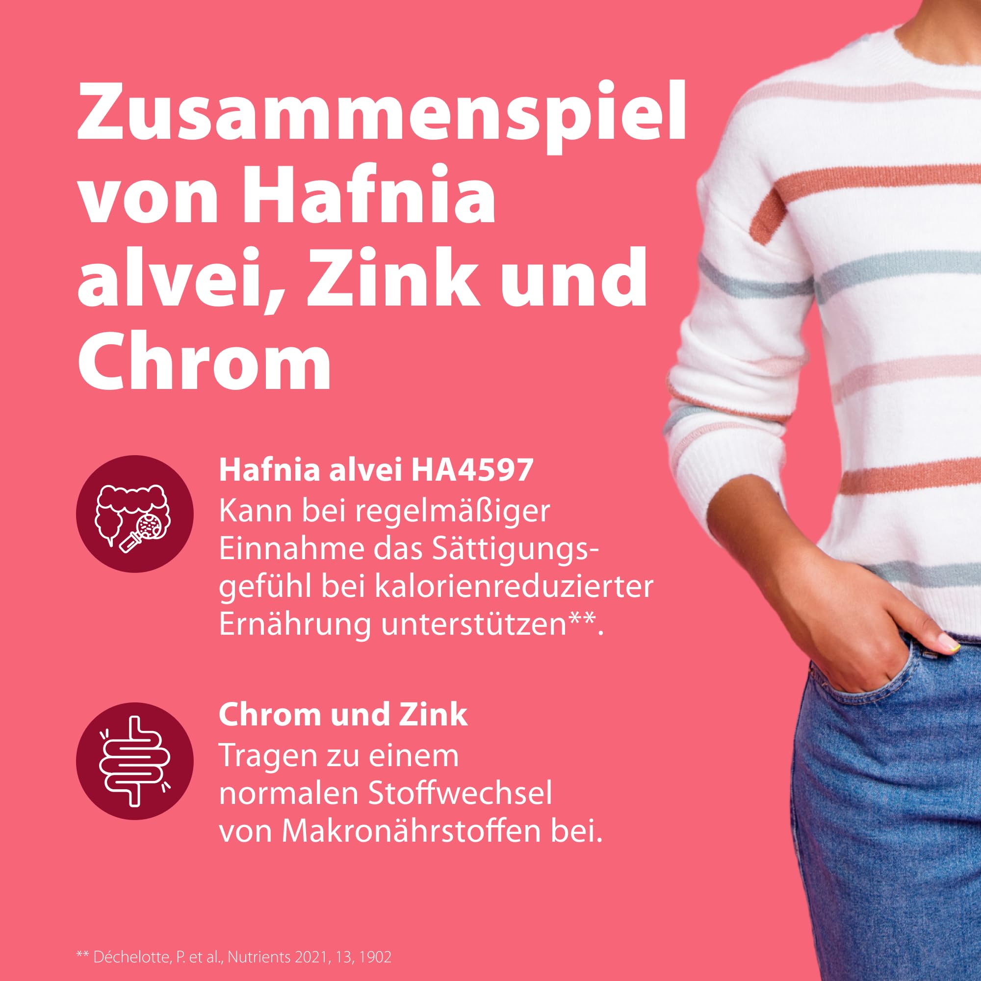 SymbioLife Satylia unterstützt den aktiven Stoffwechsel, 60 Kapseln | Mit Hafnia alvei HA4597, Chrom-Picolinat & Zink-Bisglycinat - vegan, glutenfrei, laktosefrei, magensäureresistent