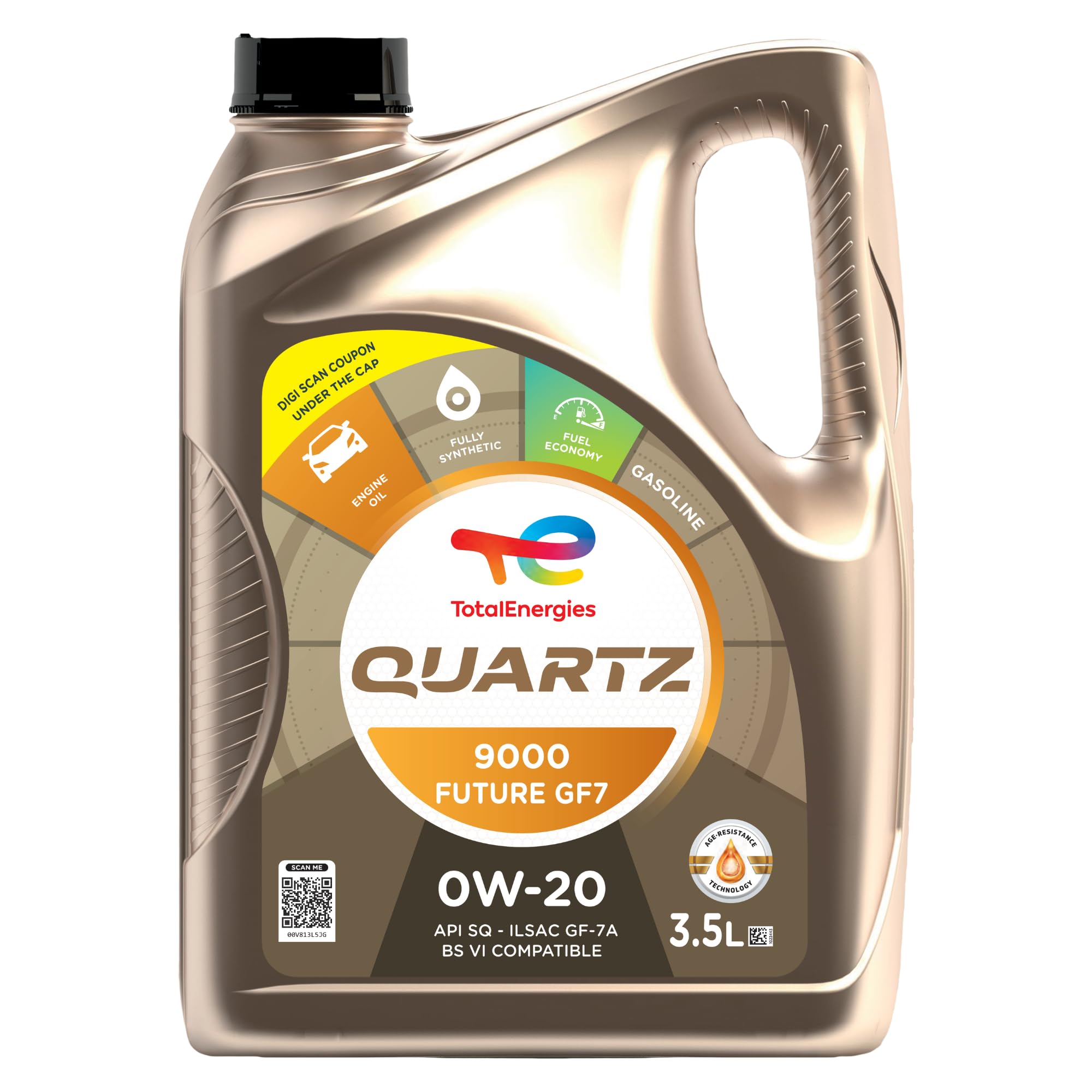 TOTALENERGIES 0W20 QUARTZ 9000 FUTURE GF6 SPI SP ENGINE OIL 4L