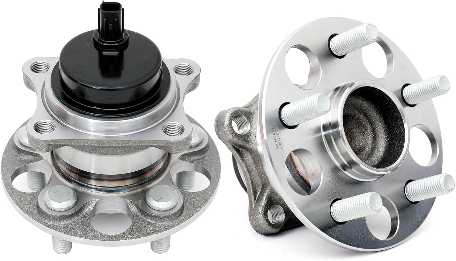 FKG 512547 Rear Wheel Bearing Hub Assembly fit for 2016-2021 Toyota Prius, 2017-2021 Toyota Prius Prime, 2011-2017 Lexus CT200h, Set of 2