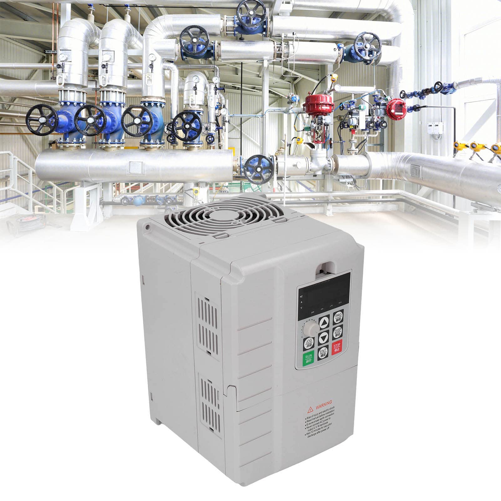 Inverter per Uso Generico 4KW 25A, Filtro Integrato, Controllo PWM, Ingresso Monofase 220 V, Uscita Trifase 380 V, per Ventilatori, Pompe, Compressori D'aria