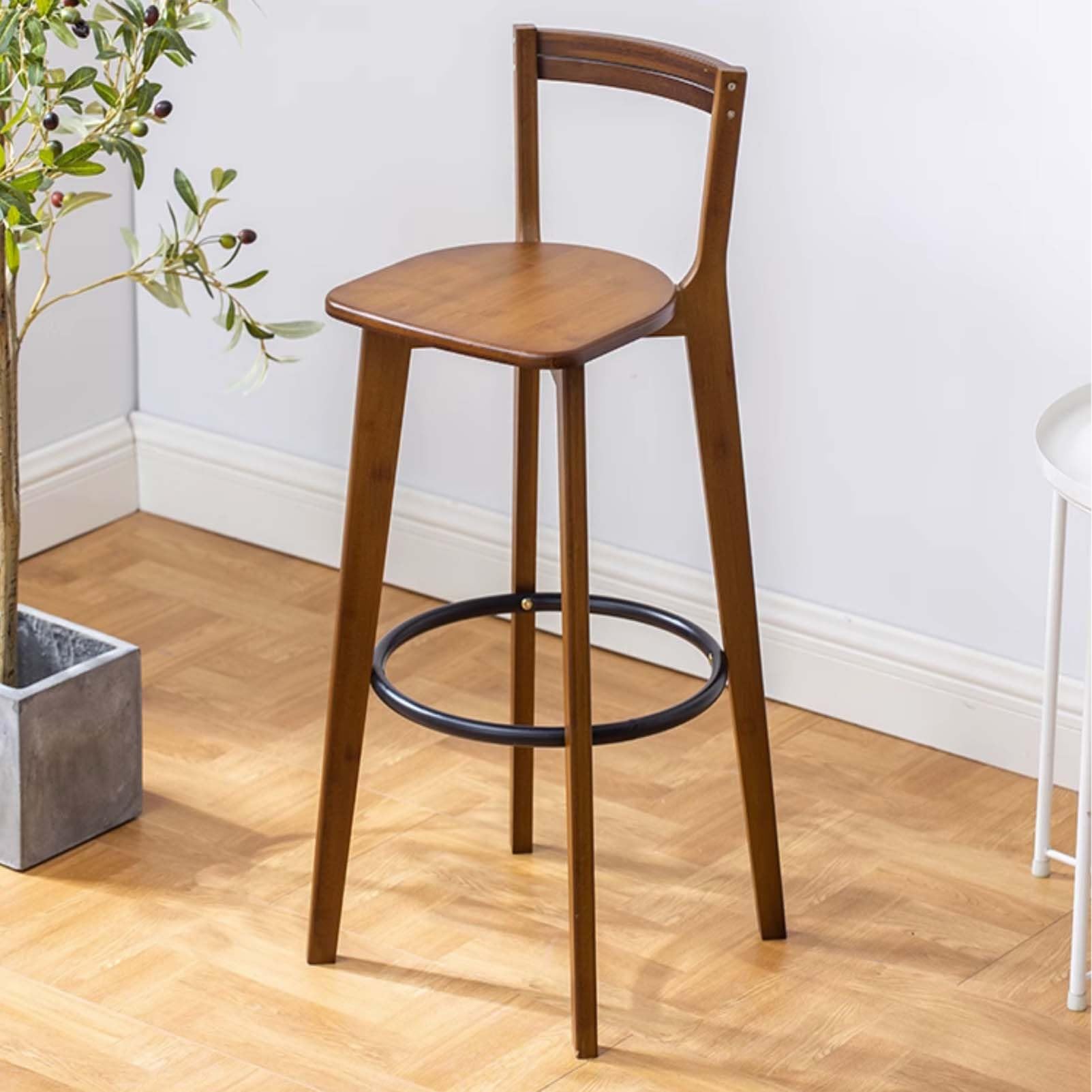 Tabourets de bar modernes haute résistance 150 kg avec dossier ergonomique