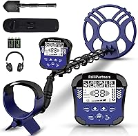 Vista 10 de PalliPartners - Detector de metales para adultos impermeable profesional de mayor precisión, detector de oro con pantalla LCD, 5 modos, chip DSP
