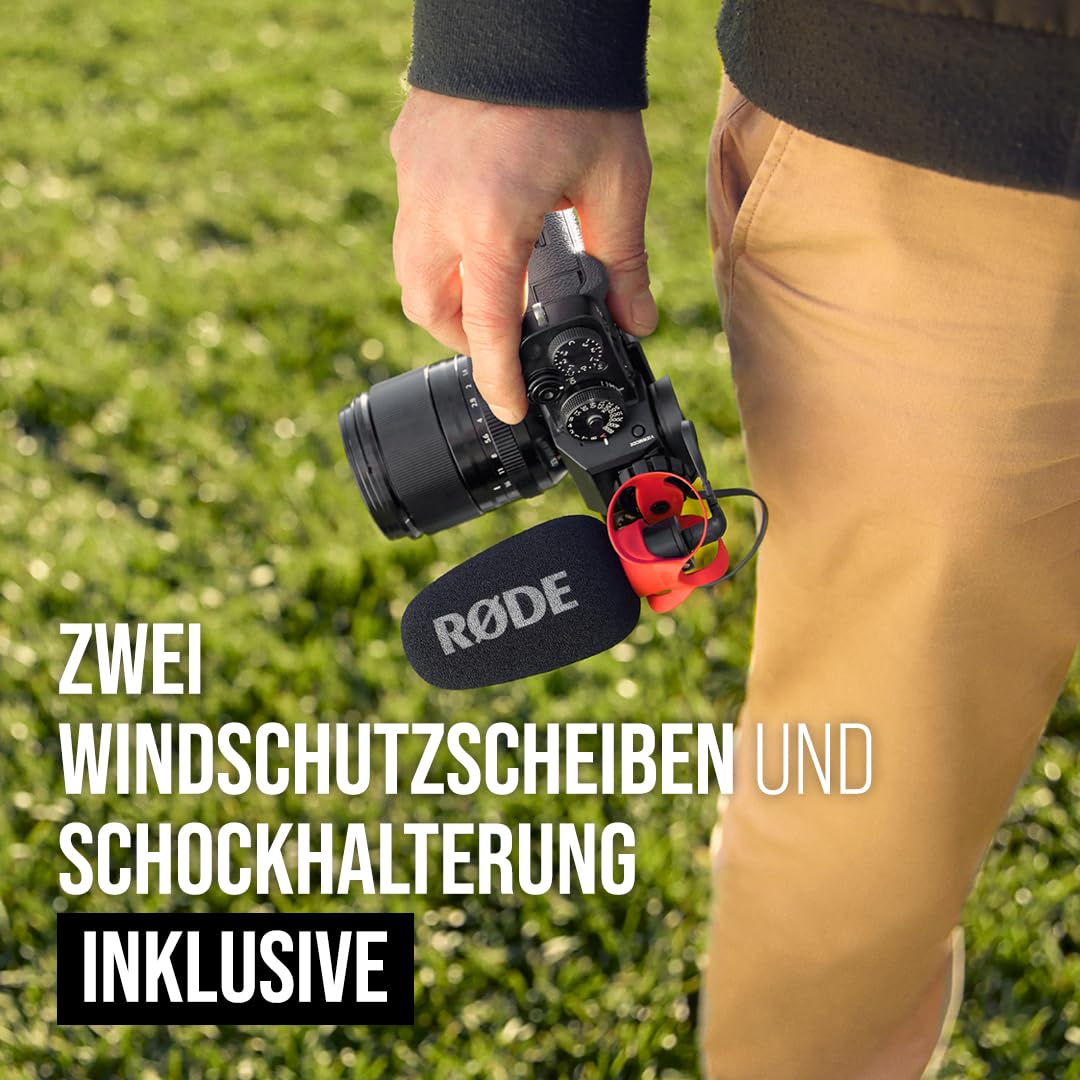 RØDE VideoMicro II – Ultra-kompaktes Richtrohrmikrofon für Kamera oder Mobilgerät, mit XLR