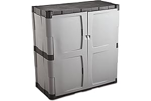 Rubbermaid Freestanding Vertical Outdoor Storage Cabinet
