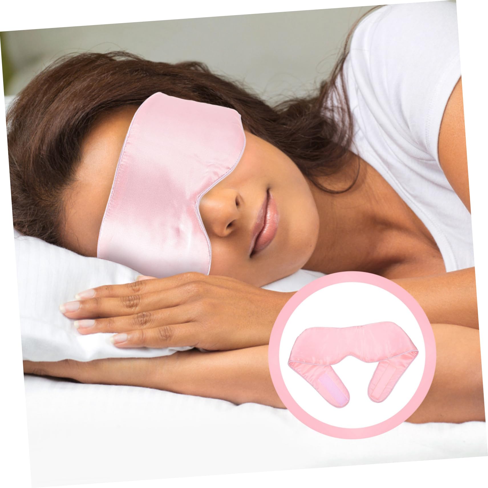 Masque De Sommeil En Soie Bandeau Occultant Pour Les Yeux Idéal Pour Les Voyages La Sieste Ou Le Sommeil