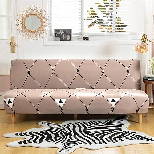 Vista 175 de Funda estampada para futón, fundas elásticas para sofá cama, tamaño matrimonial, individual, queen, sin brazos, fundas protectoras con parte Youmeng