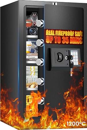 Amazon.com: JINXNOBI Extra Large Double Door Security Safe Box