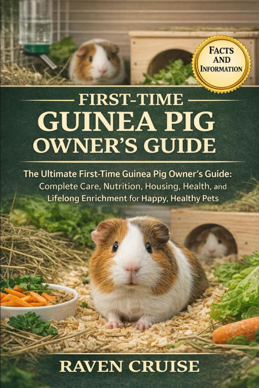 FIRST-TIME GUINEA PIG OWNER'S GUIDE: The Ultimate First-Time Guinea Pig Owner’s Guide: Complete Care, Nutrition, Housing, Health, and Lifelong Enrichment for Happy, Healthy Pets.