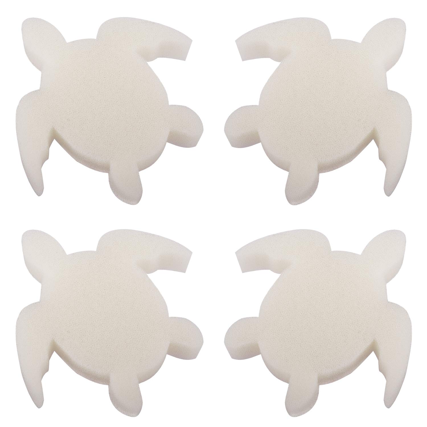 MoKo Oil Absorbing Sponge 4 Pack, Oil Absorbing Sponge for Hot Tub Cute Turtle Shape Oil Absorbing Scum Sponge Clean Oil Absorber for Swimming Pool Hot Tub and Spa, White-image-39