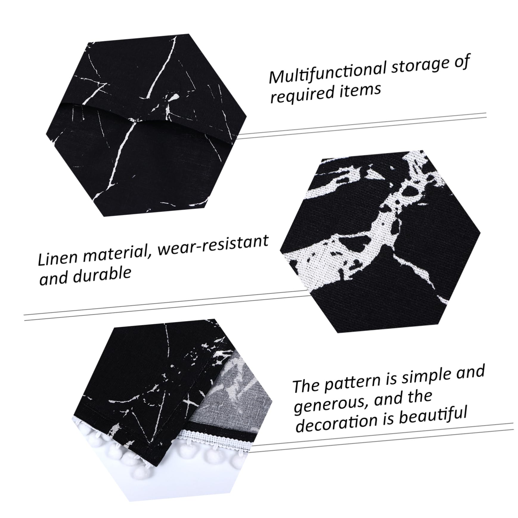 SOIMISS 3 Piezas Cubierta De Horno De Microondas Funda De Tela Para Microondas Cubierta De Polvo De Microondas Cubierta Protectora De Microondas -cubiertas a Prueba Black Sabana De Algodon