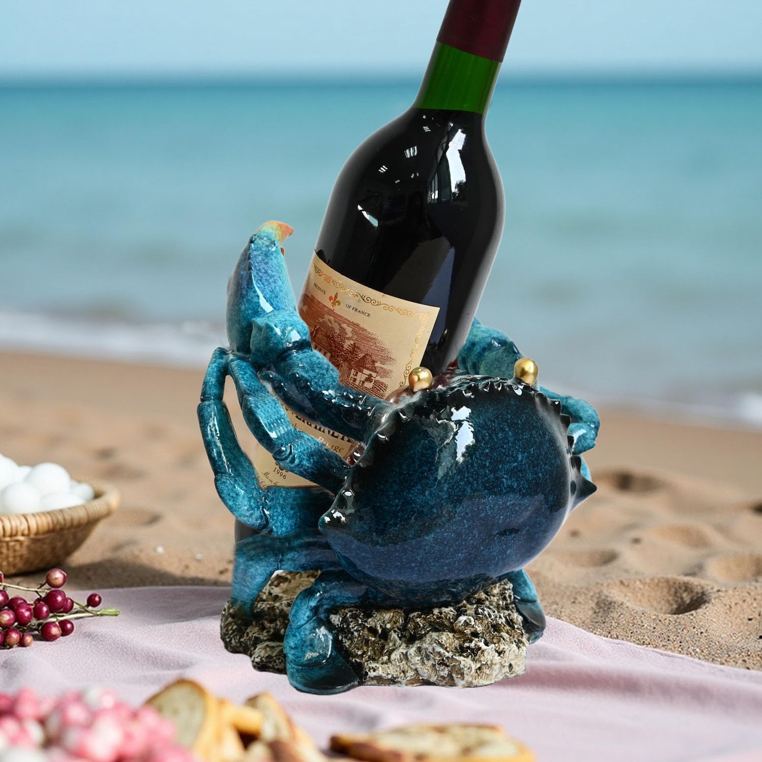 Amazon.com: Juliahestia Modern Crab Wine Bottle Holder Countertop