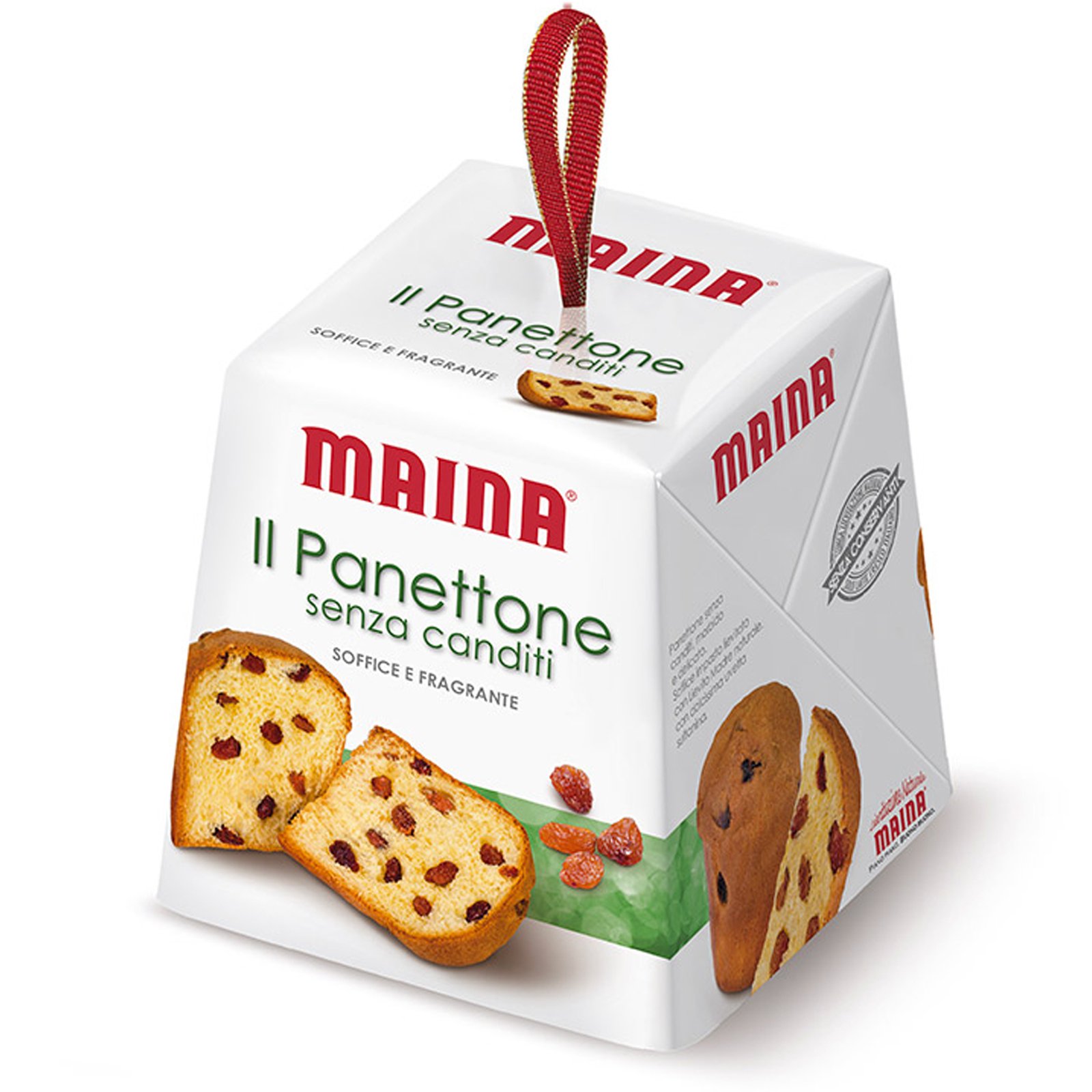 12 X Mini Panettone Maina 100 Gr Panettone Senza Canditi Piccolo Regalo Soffice - 4