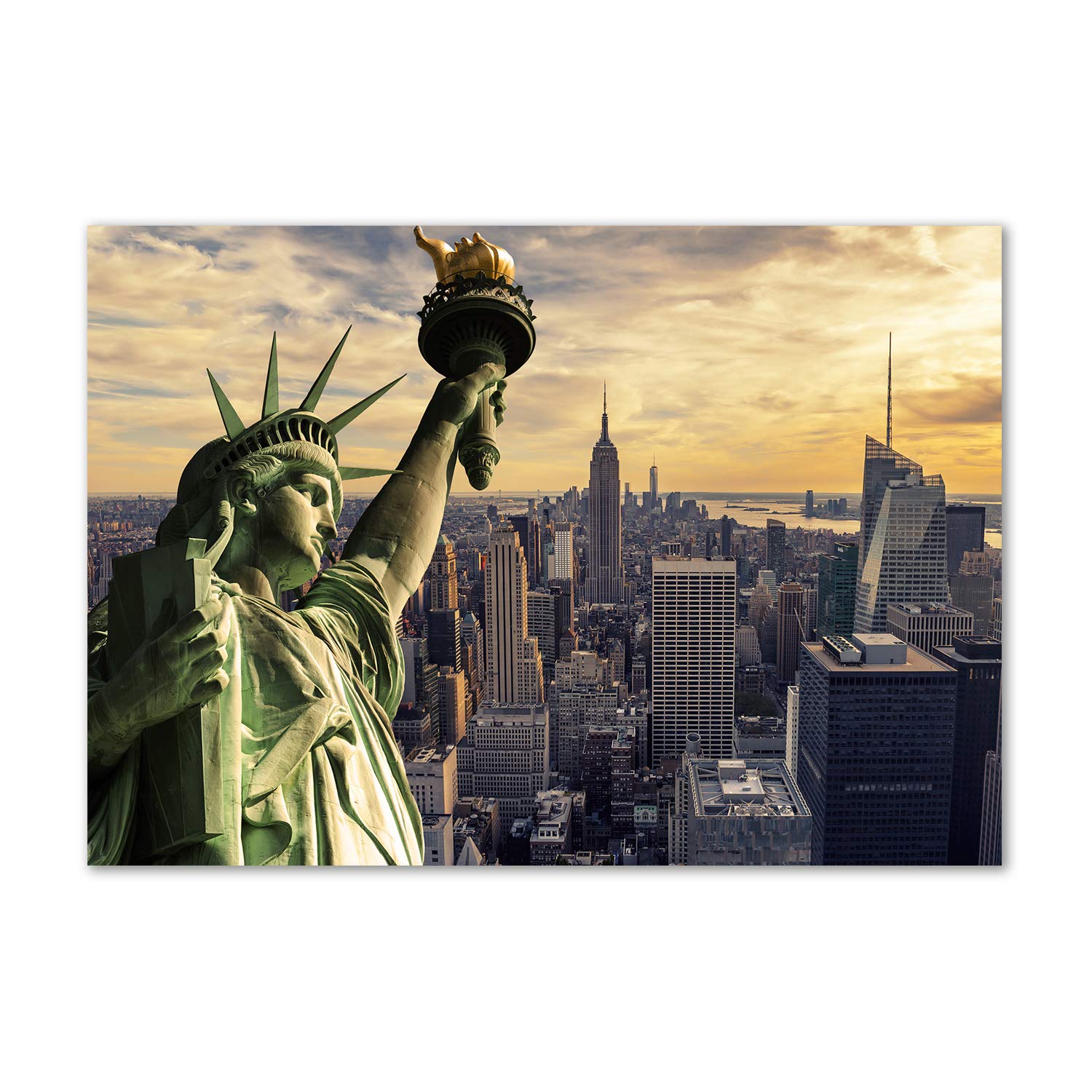 Image verre plastique Statue de la Liberté pour créer une ambiance loft new-yorkais