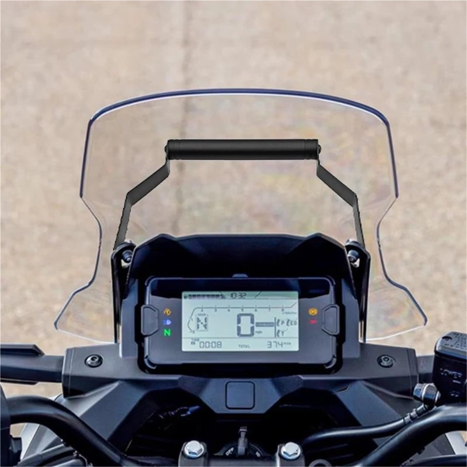 Pasuje do Honda NC750X DCT 2021 2022 2023 Uchwyt nawigacji CNC Akcesoria do uchwytu telefonu GPS Motocyklowy uchwyt do nawigacji(12and22mm nc750x)