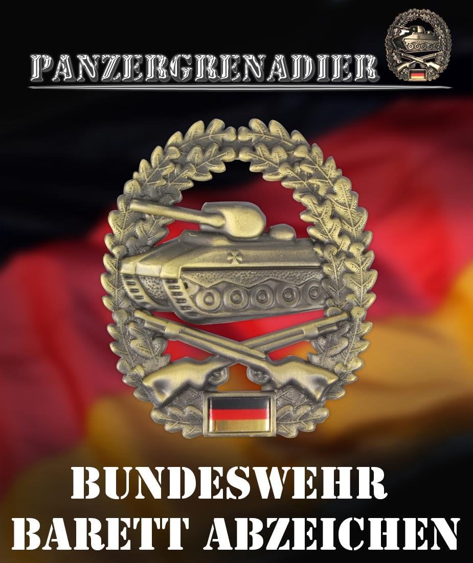 Amazon Co Jp ノルマニ Normani ドイツ連邦軍 ベレー帽用 紋章 ピンバッジ 色 陸軍 装甲部隊 装甲擲弾兵科 服 ファッション小物