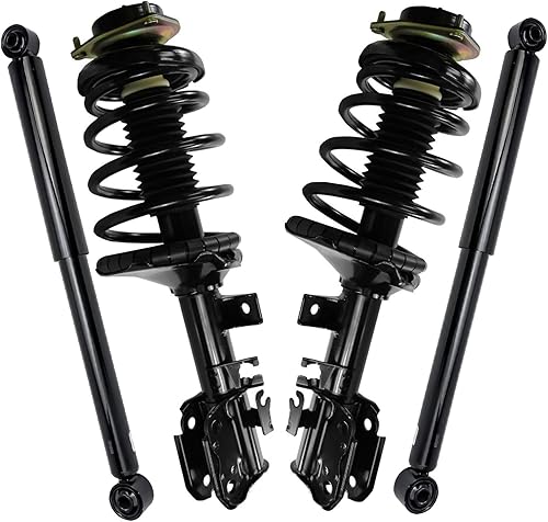 Miniatura 152 de Detroit Axle - Amortiguadores para BMW 328i 325i 128i 135i 335i 330i 335d 335is (sin Sport Susp.) 2 puntales delanteros completos con muelle