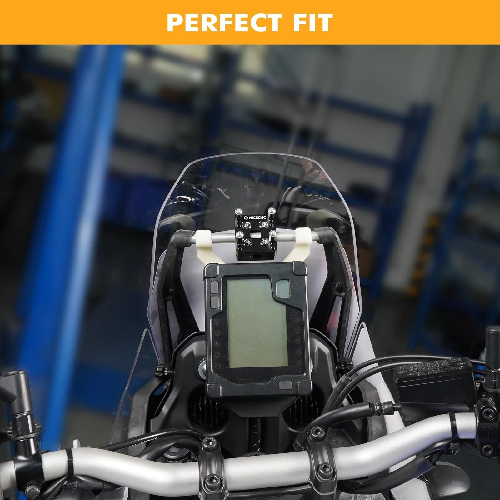 Motocicleta Teléfono Soporte Navegación para Tenere 700 para XTZ700 para Super para Tenere para XTZ1200 2014 2015 2016 2017-2022 Barra GPS Abrazadera Soporte Navegación Soporte GPS Teléfono