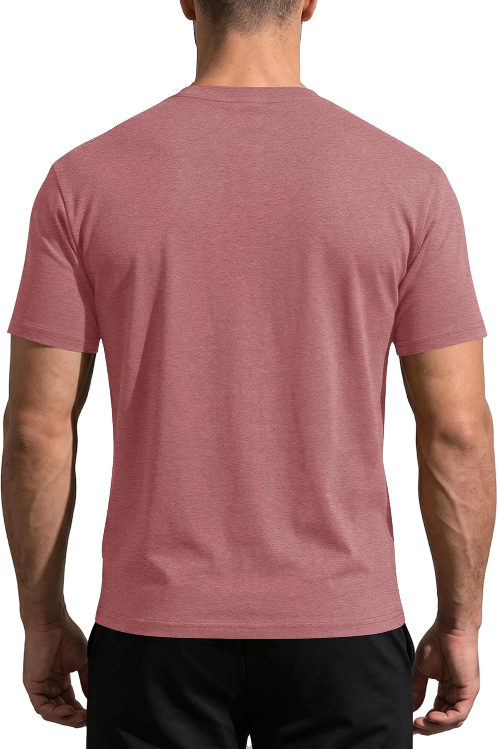 Poriff Men's Casual T-Shirts 1-3 Pack Short Sleeve Crew Neck T Shirt Summer Plain Basic Tees