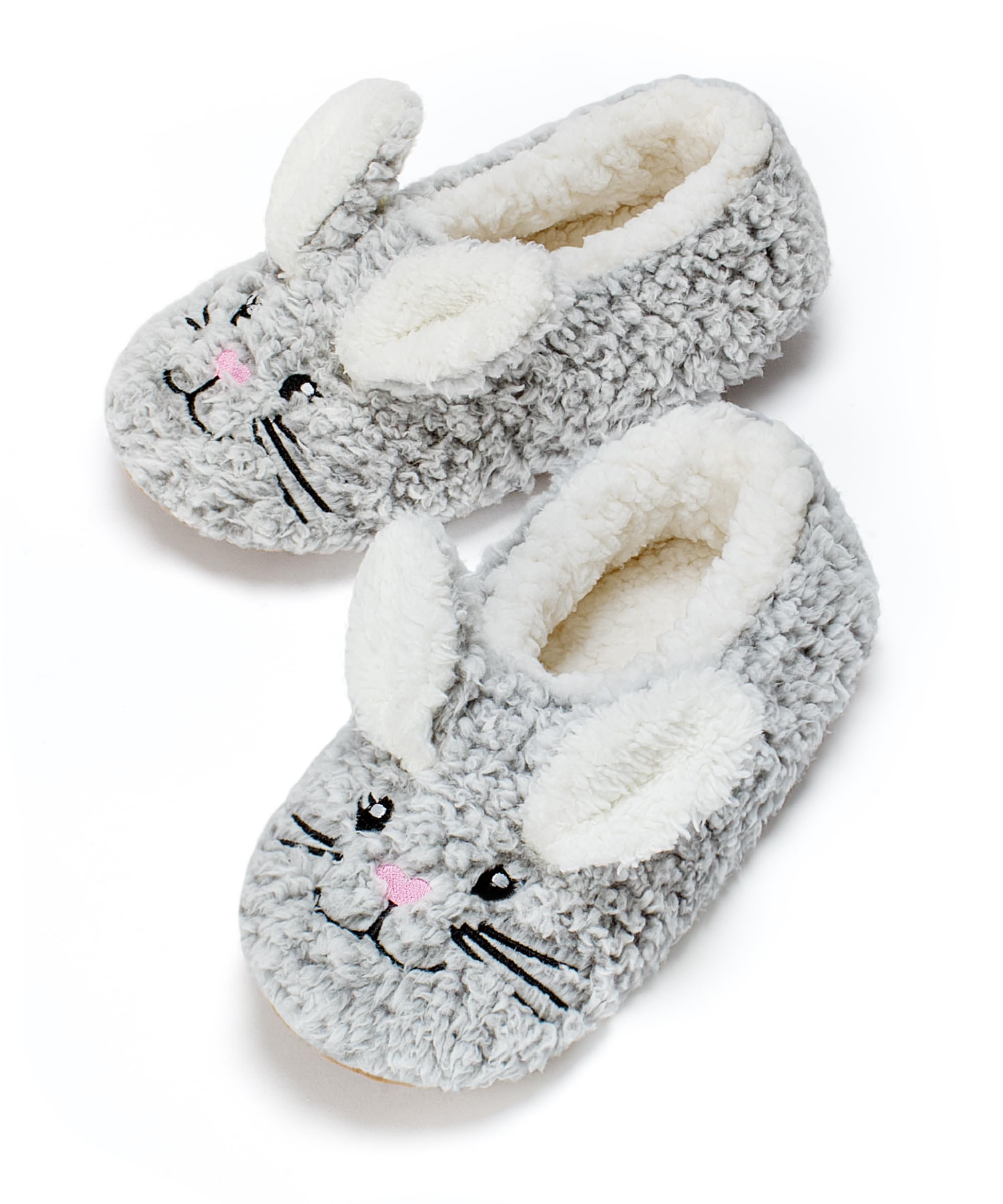 cosyone1997 Cute Animal Slippers for Kids Girls Women, Fuzzy House Socks with Soft Anti-Skid Soles - Unique Gifts for Mom and Animal Lovers!