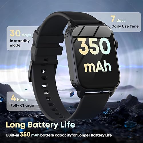 Miniatura 6 de Reloj inteligente para hombres, más de 120 modos deportivos con pantalla táctil HD de 1.83 pulgadas, monitor de sueño, impermeable IP67, llamada