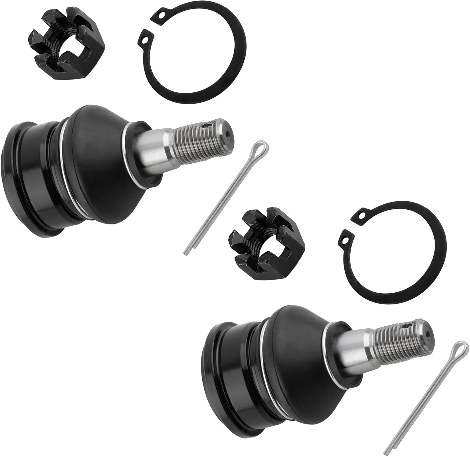 8Pc Front Suspension Kit Outer Tie Rod End Inner Tie Rod End Sway Bar Link Lower Ball Joint Fit For Nissan 200SX 1995-1998, For Nissan Sentra 1995-1999 Power Steering K9449 K9543 ES2814 EV380