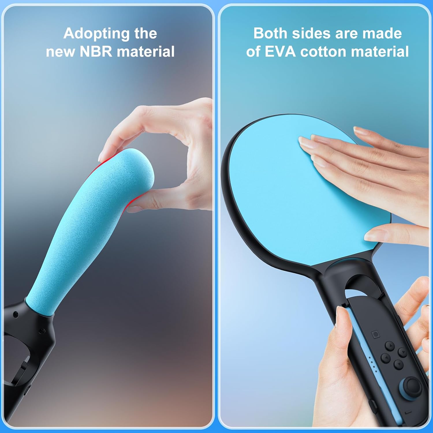 HONCAM Sports Accessories Kit for Nintendo Switch & Switch 2, 14 in 1 Gaming Bundle with Tennis Rackets, Golf Clubs, Baseball Bats, Ping Pong Paddles, Leg Straps, Sword Grips & Steering Wheels, Multiplayer Family Fun