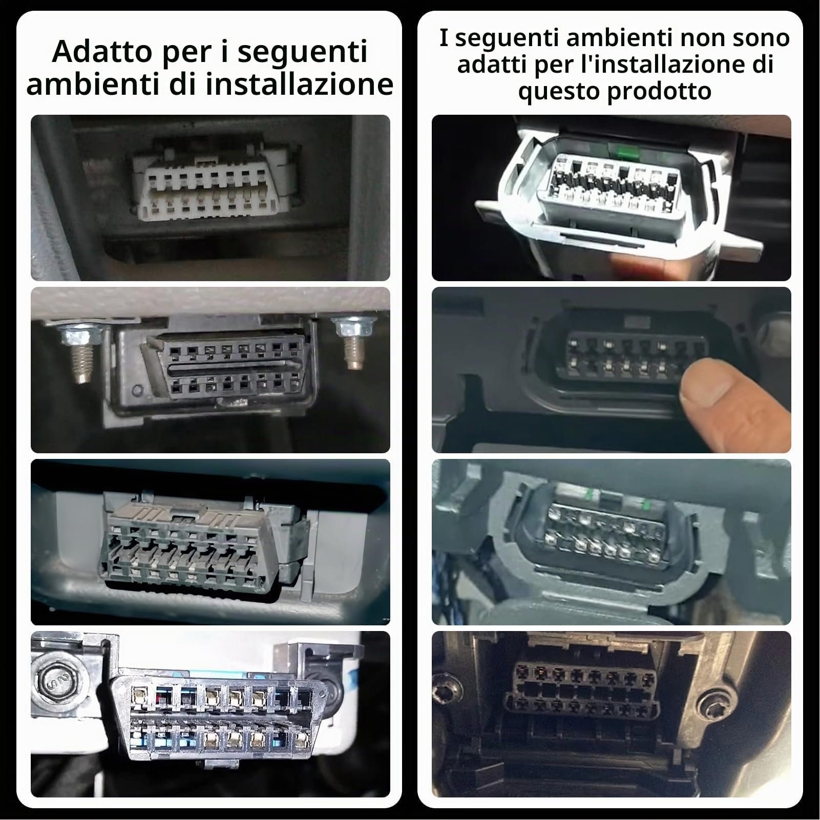 Blocco Porta OBD2, Protezione Antifurto in Metallo Interfaccia OBD fideiussione con Strumento di Rimozione Dedicato, per Auto SUV Camion